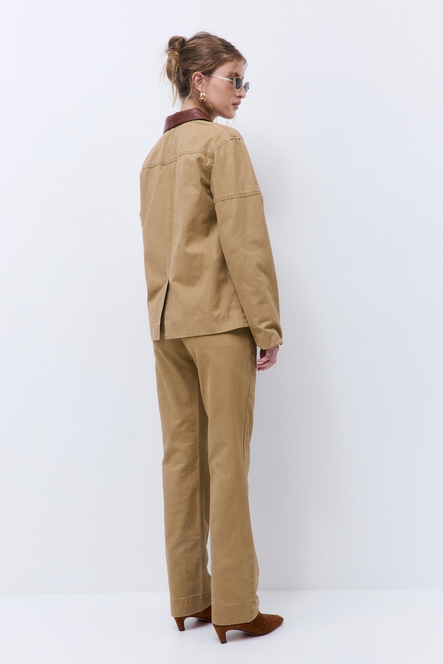 Washed Oversized Barn Jacket