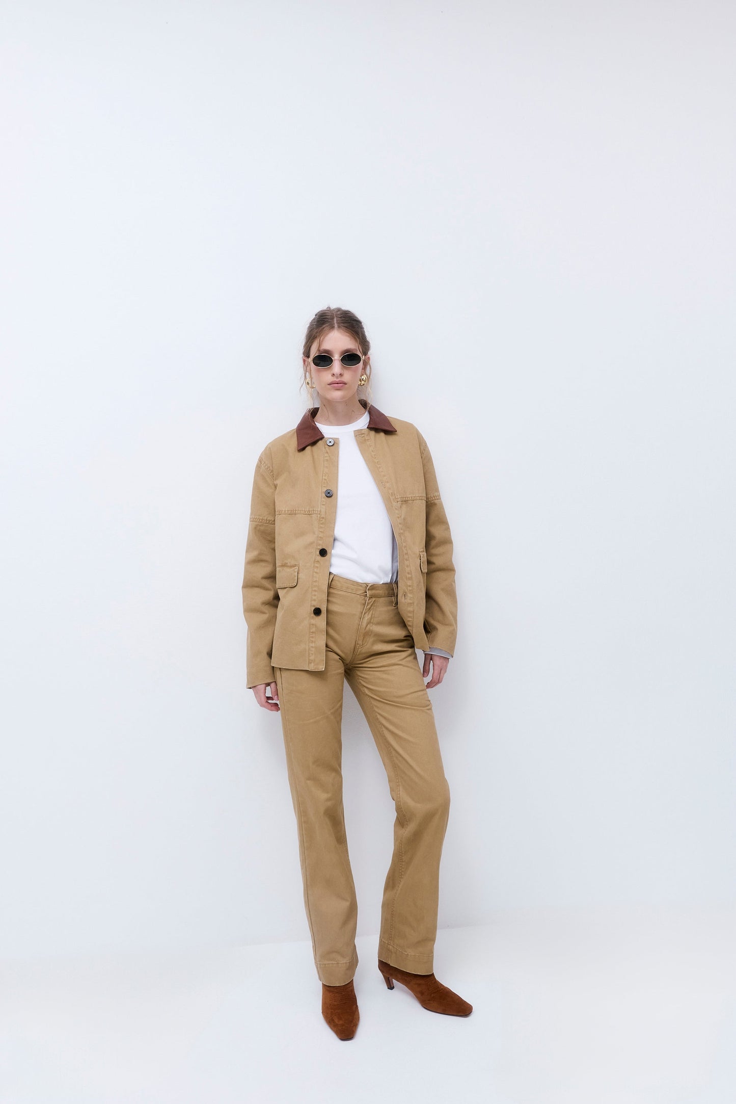 Washed Oversized Barn Jacket