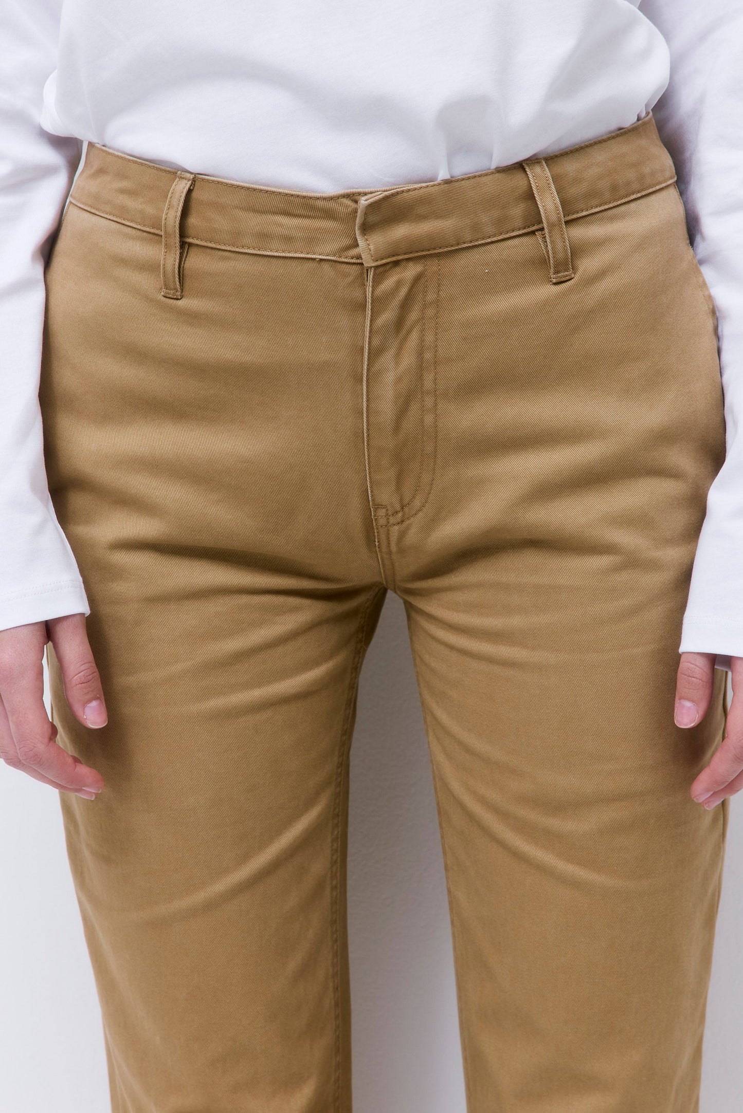 Washed Straight Pants