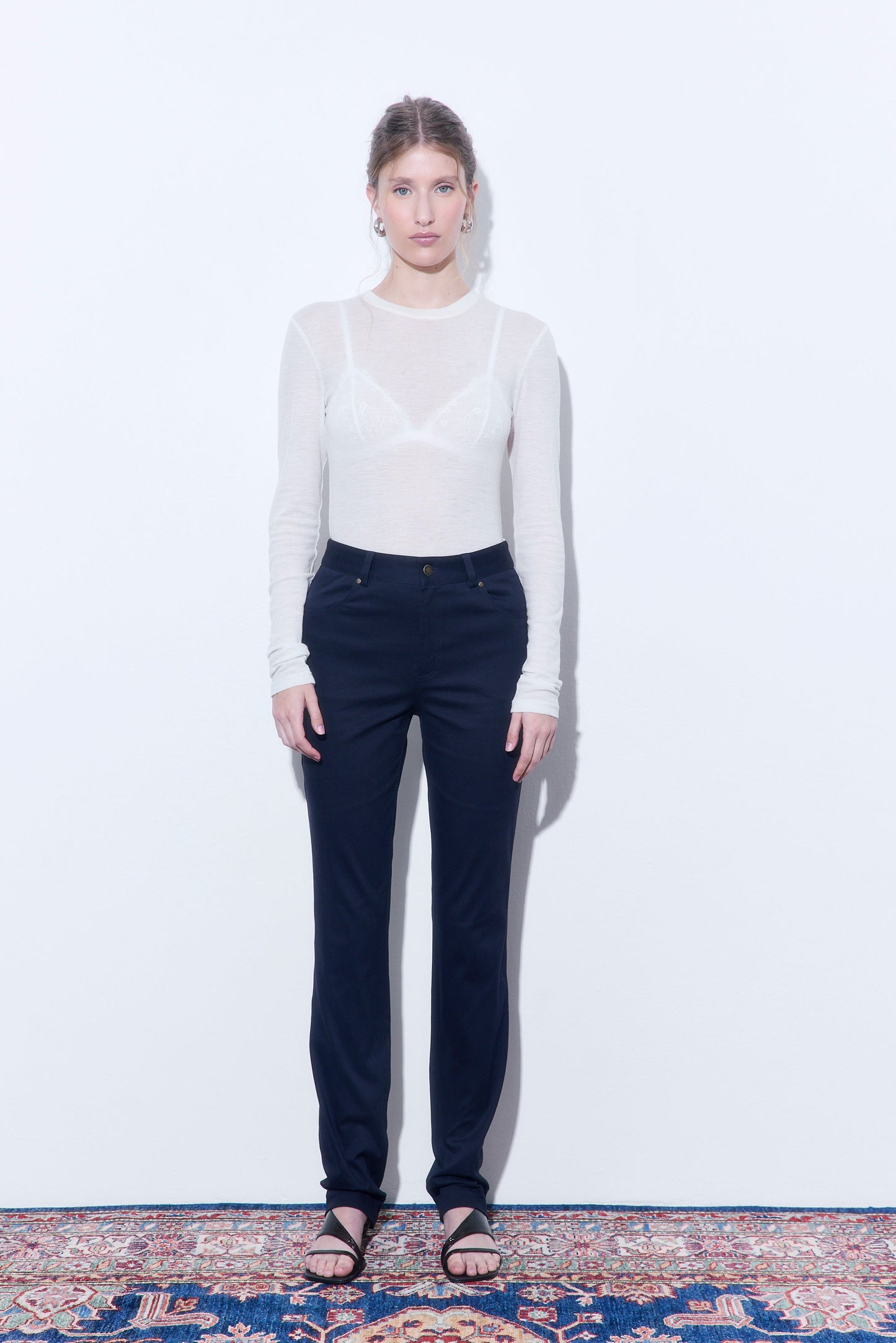 Fitted Full Length Pants