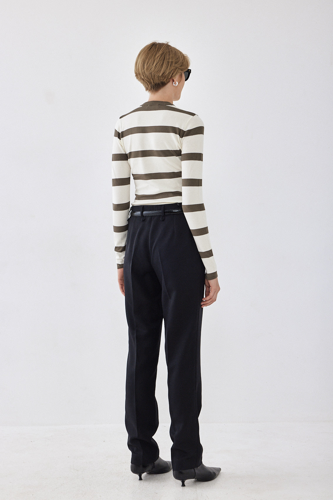 Lightweight Knitted Striped Top - Dé Rococo