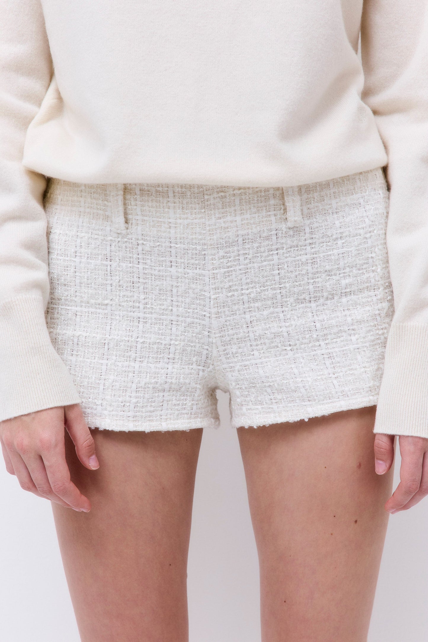 Tweed Micro Mini Shorts