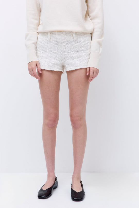 Tweed Micro Mini Shorts