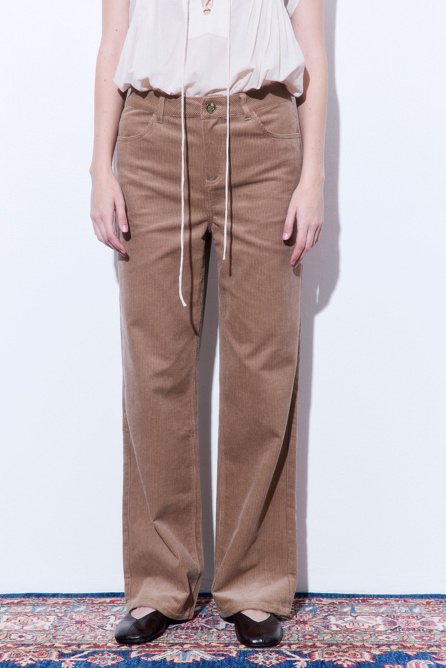 Corduroy Wide Leg Pants