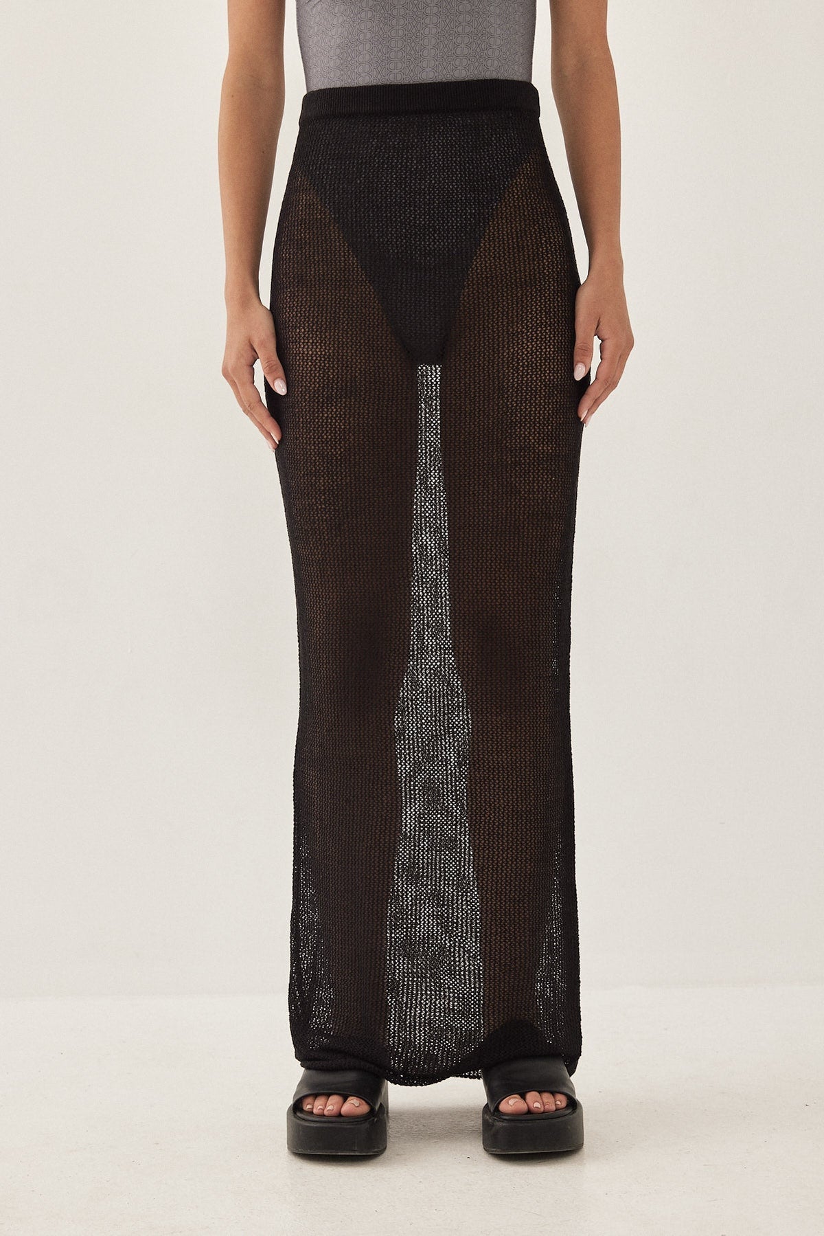 Crochet Maxi Skirt - Dé Rococo