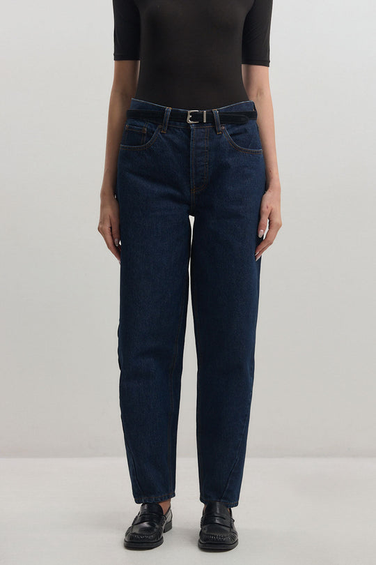 No.21| Mid Rise Barrel Denim