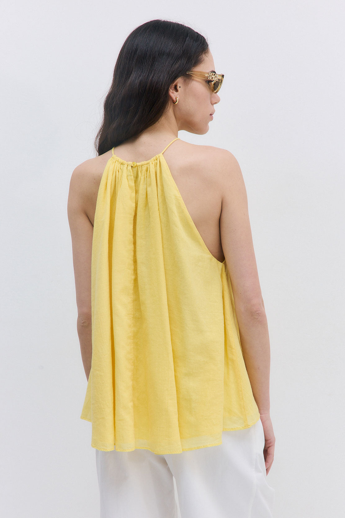Sheer Cotton Tank Top