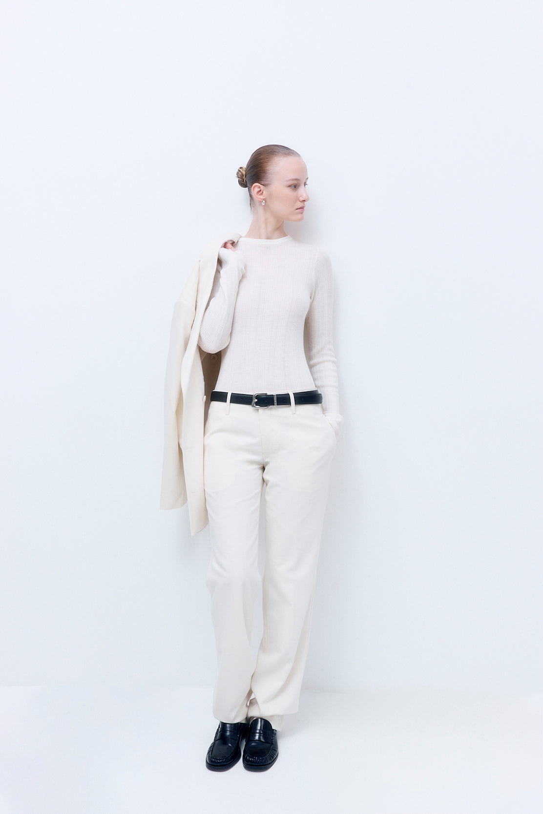 Merino Wool Loose Crewneck