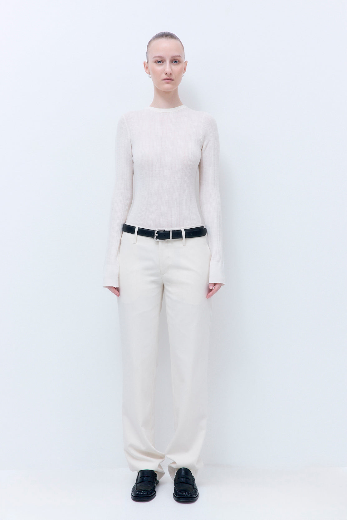 Merino Wool Loose Crewneck