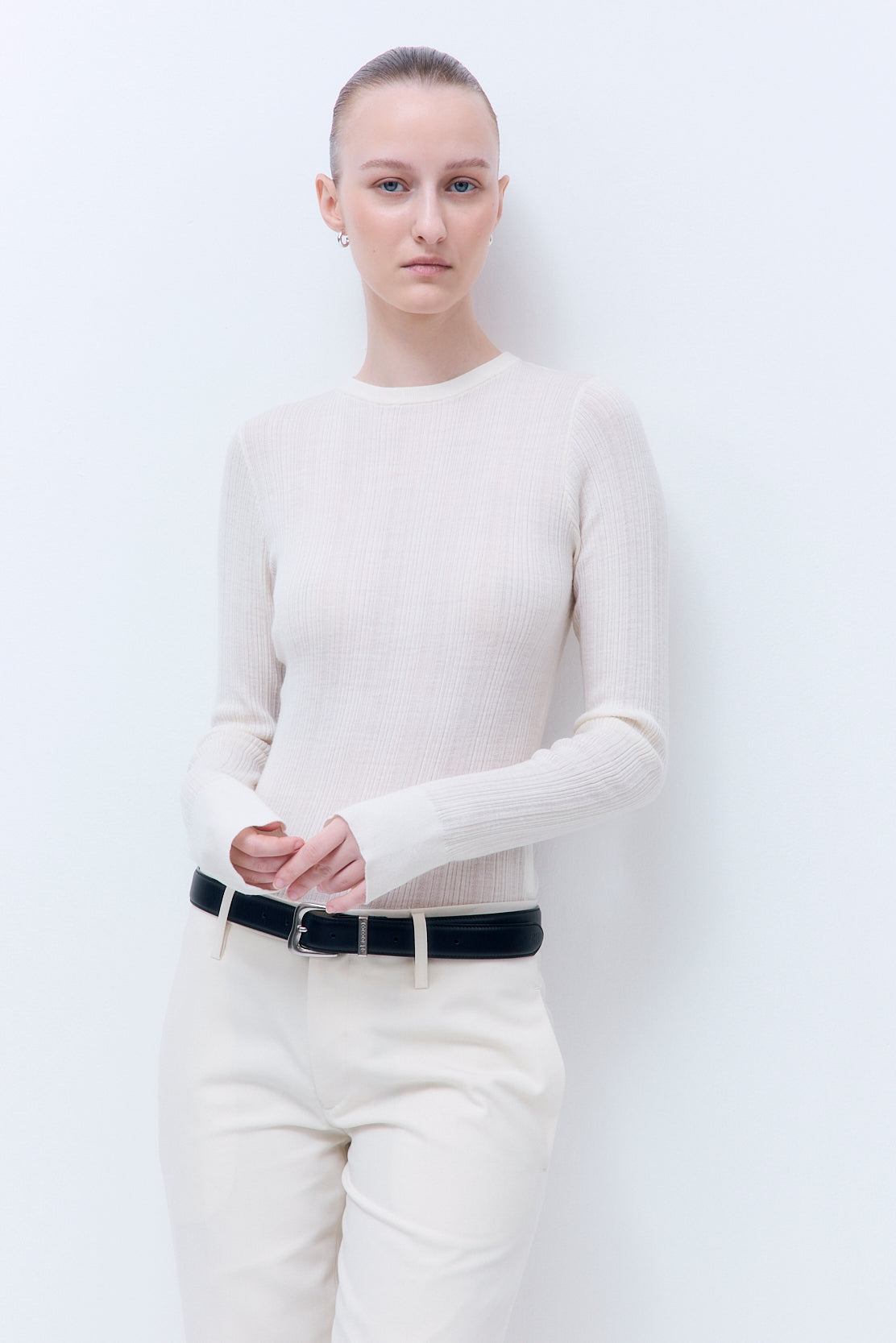 Merino Wool Loose Crewneck