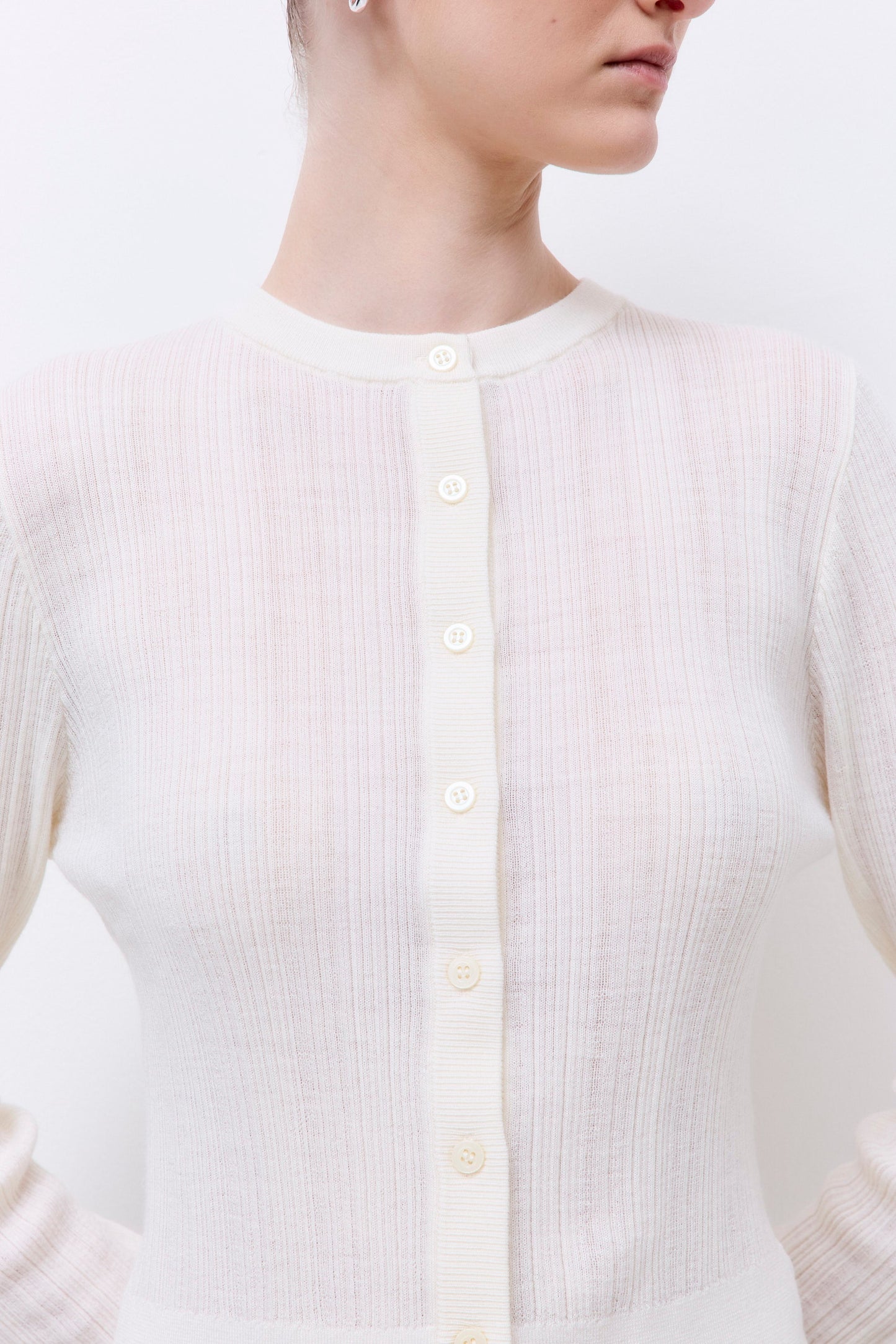 Merino Wool Loose Cardigan