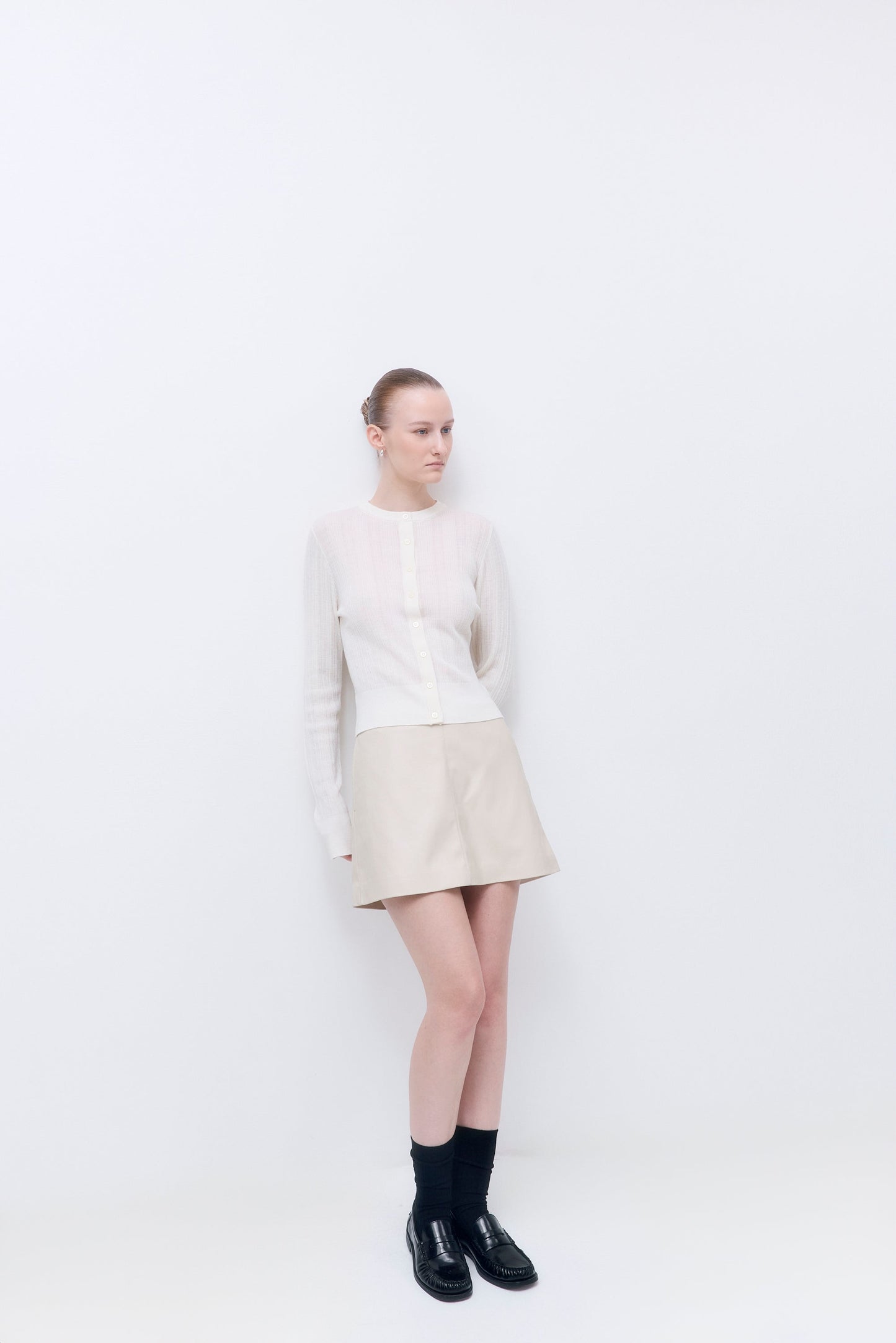 Merino Wool Loose Cardigan