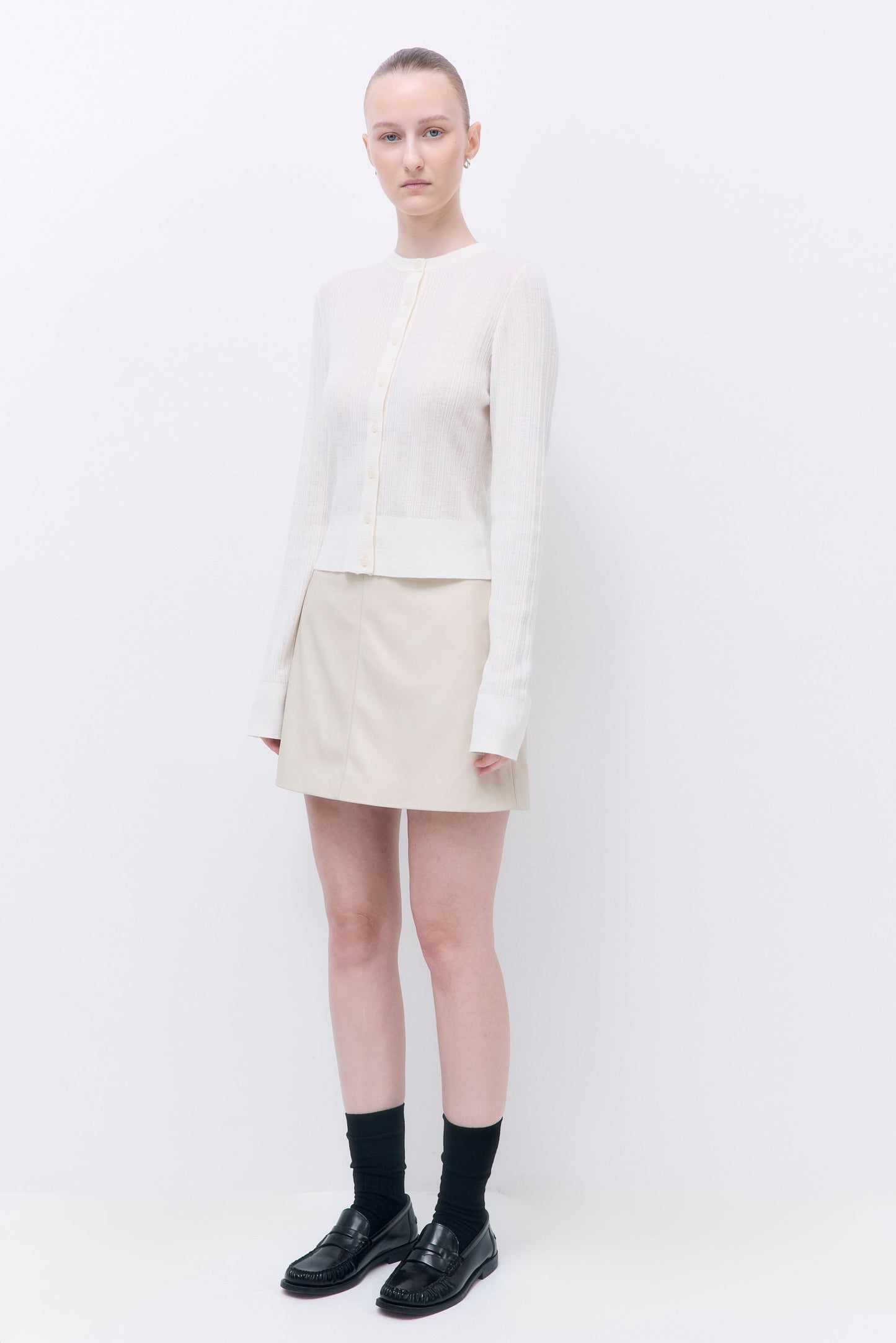 Merino Wool Loose Cardigan