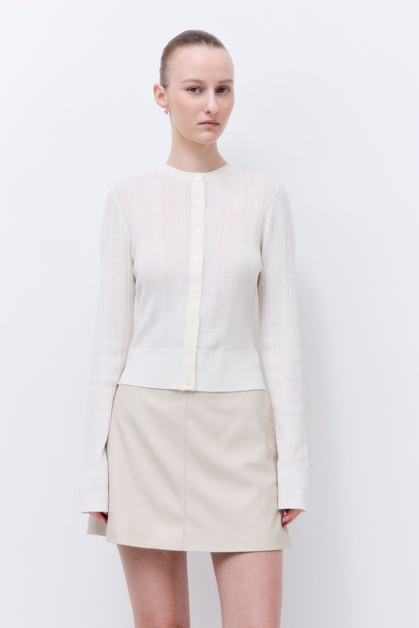 Merino Wool Loose Cardigan