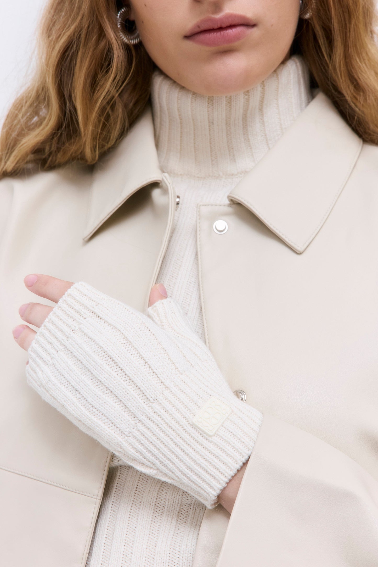 Fingerless Knit Gloves