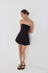 Limited Edition Lace Volume Strapless Mini Dress