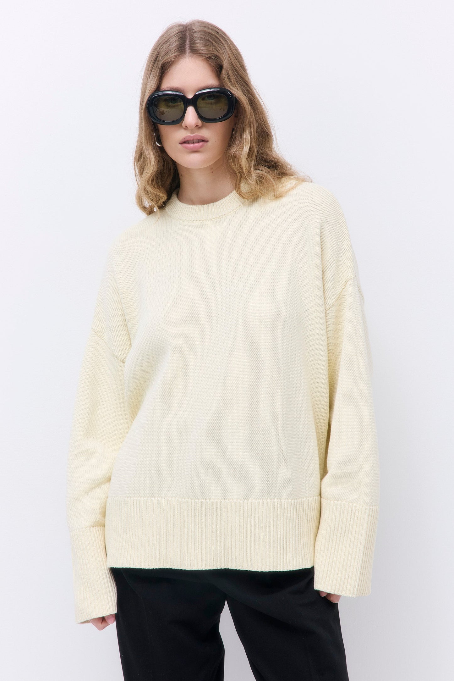 Oversized Crew Neck Jumper