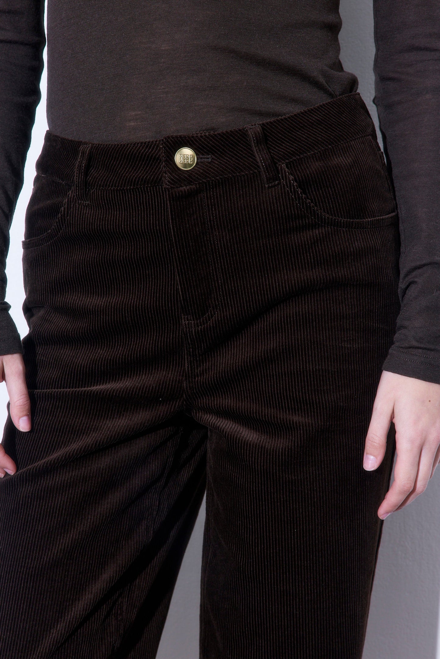 Corduroy Wide Leg Pants