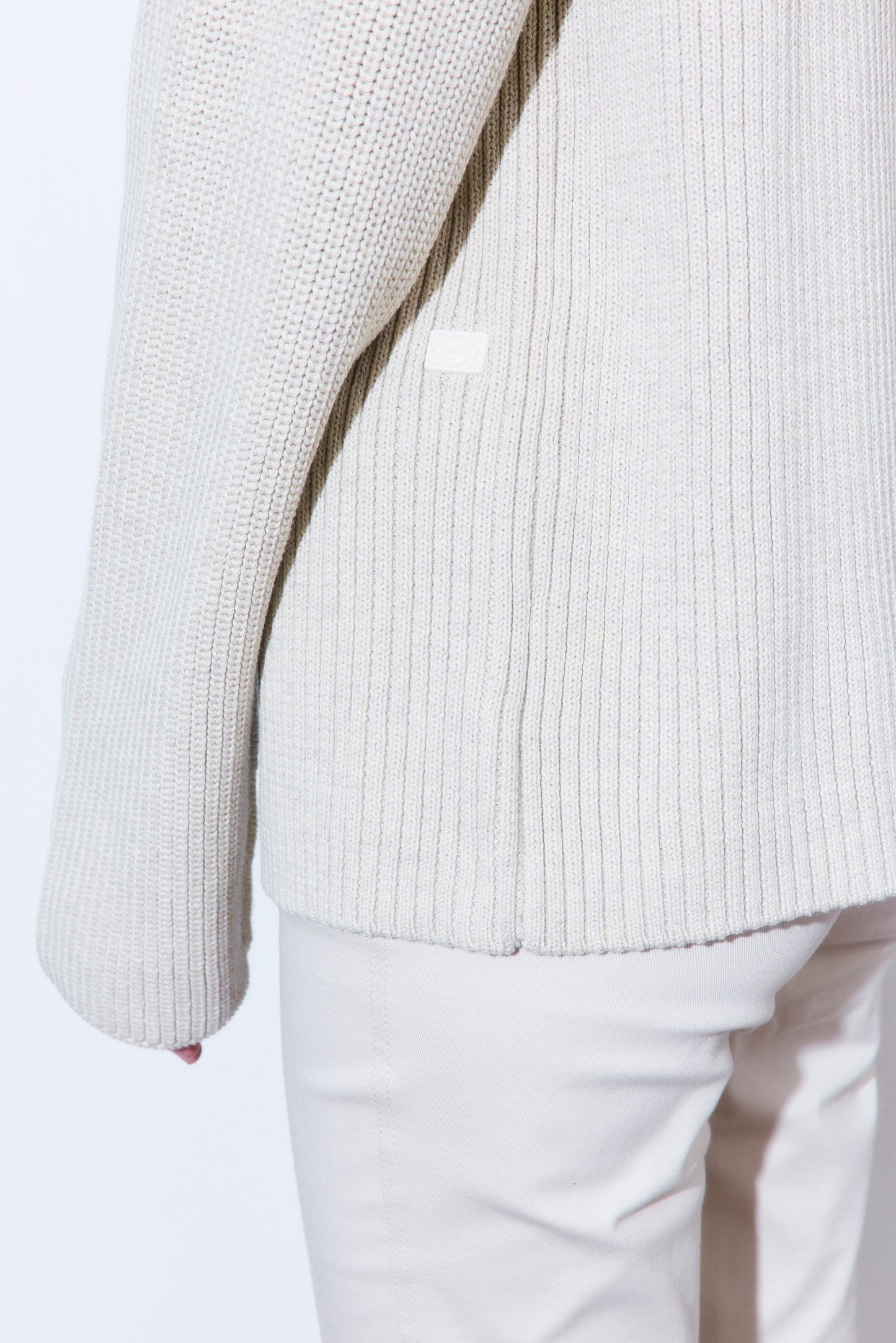 Ribbed Turtleneck Sweater