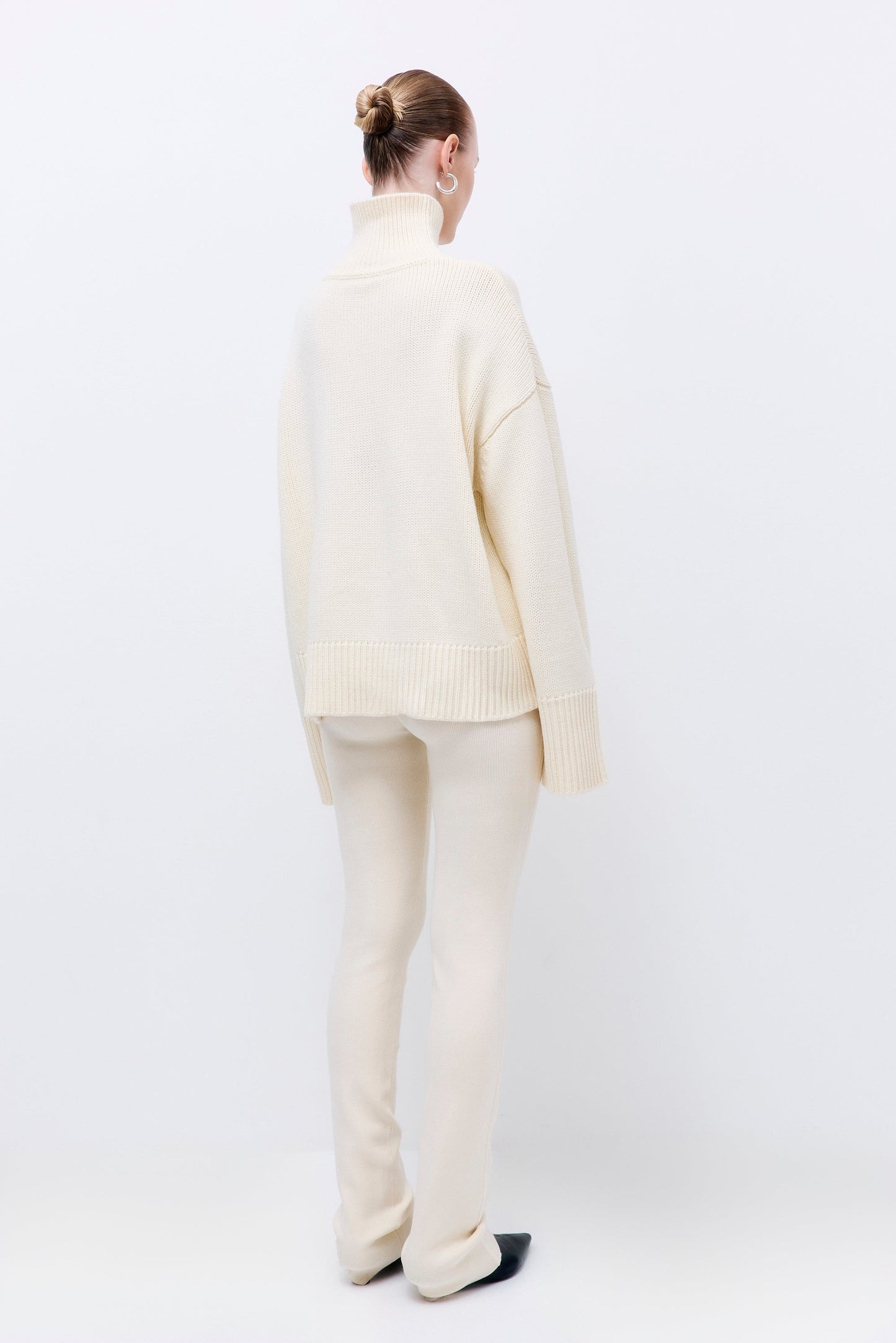 Turtleneck Intarsia Jumper