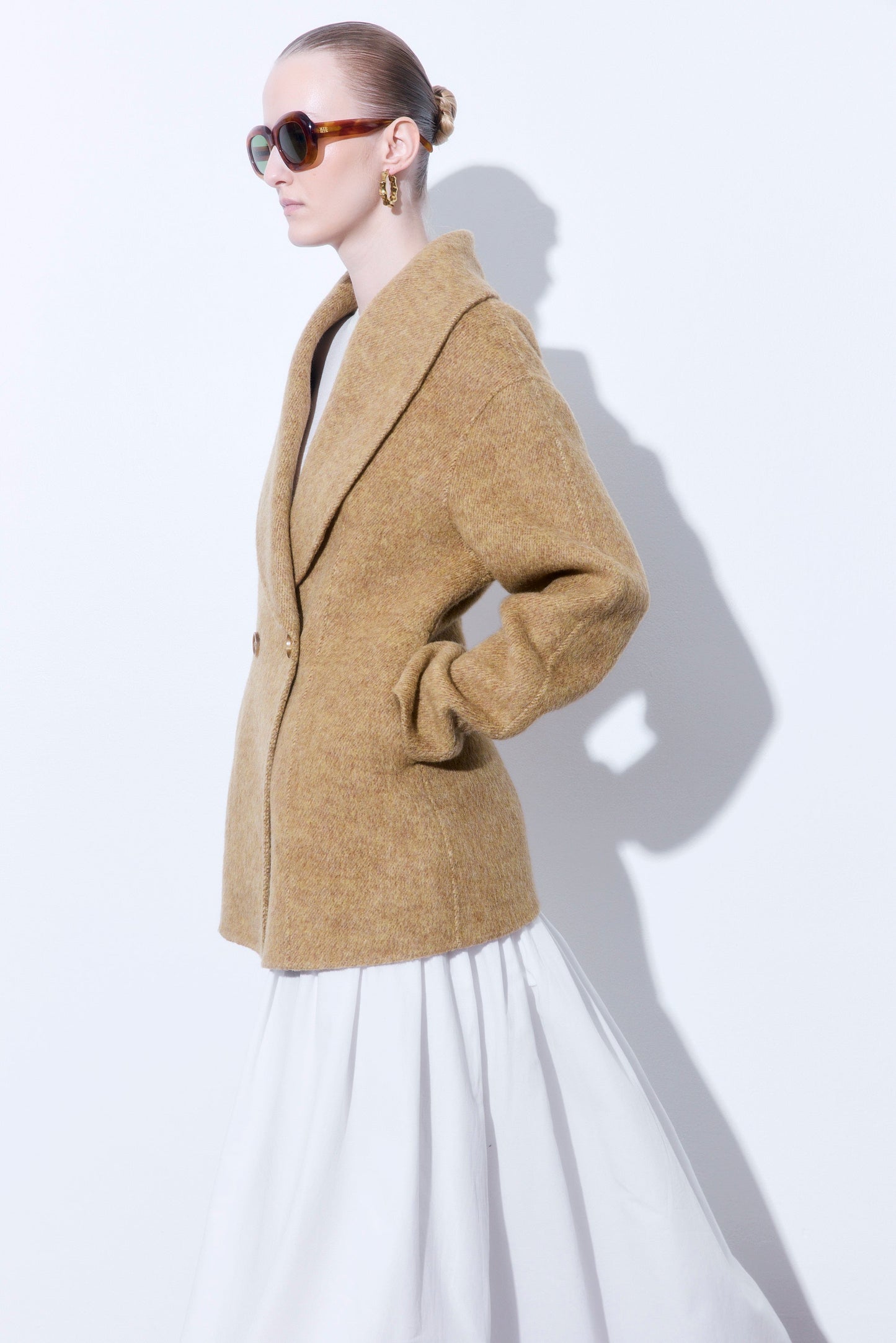 Hourglass Double Wool Coat