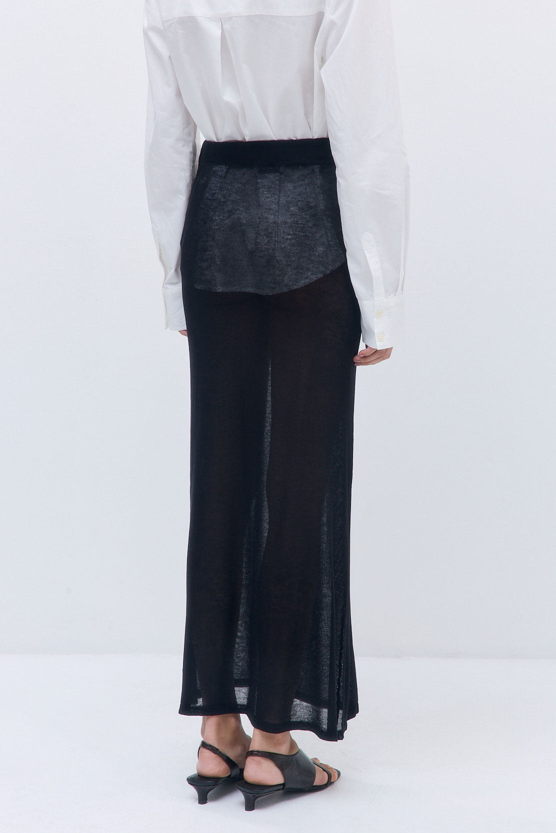 Semi Sheer Maxi Skirt