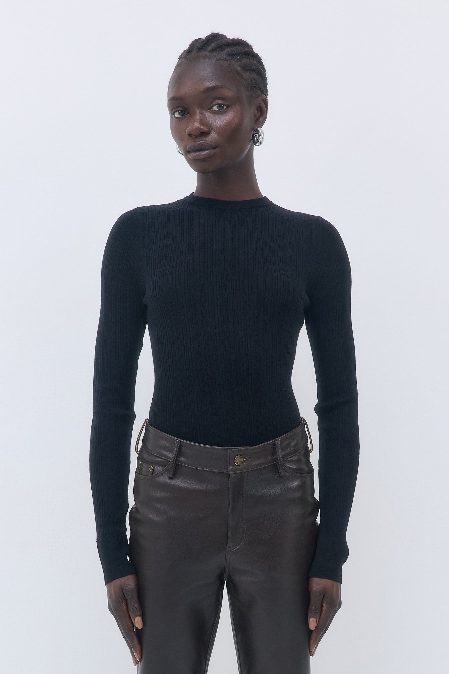 Merino Wool Loose Crewneck