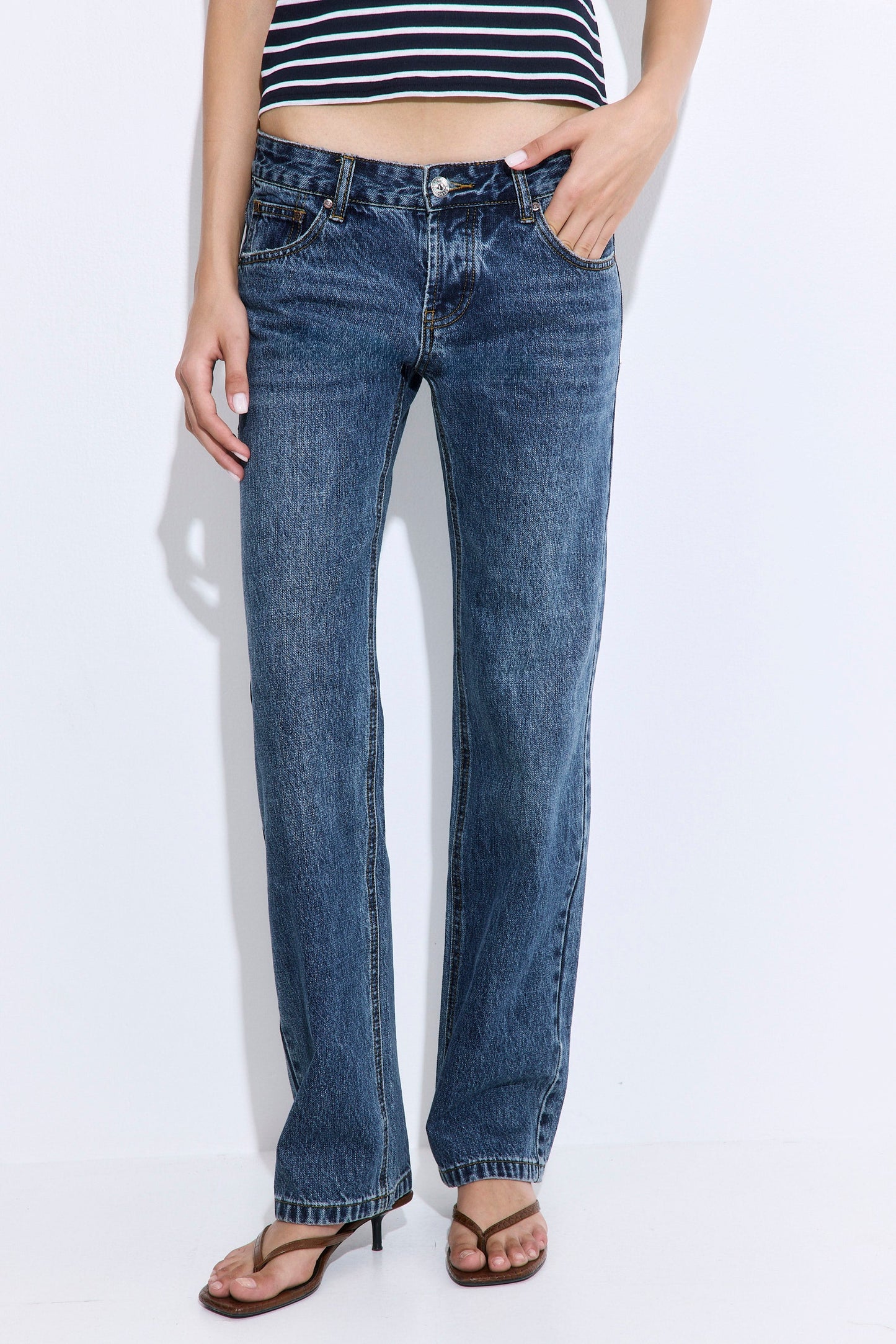No.15| Low Rise Straight Denim