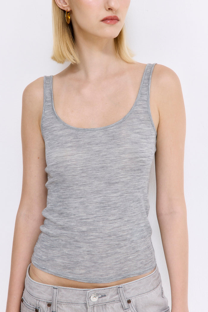 Strappy Wool Cami Top
