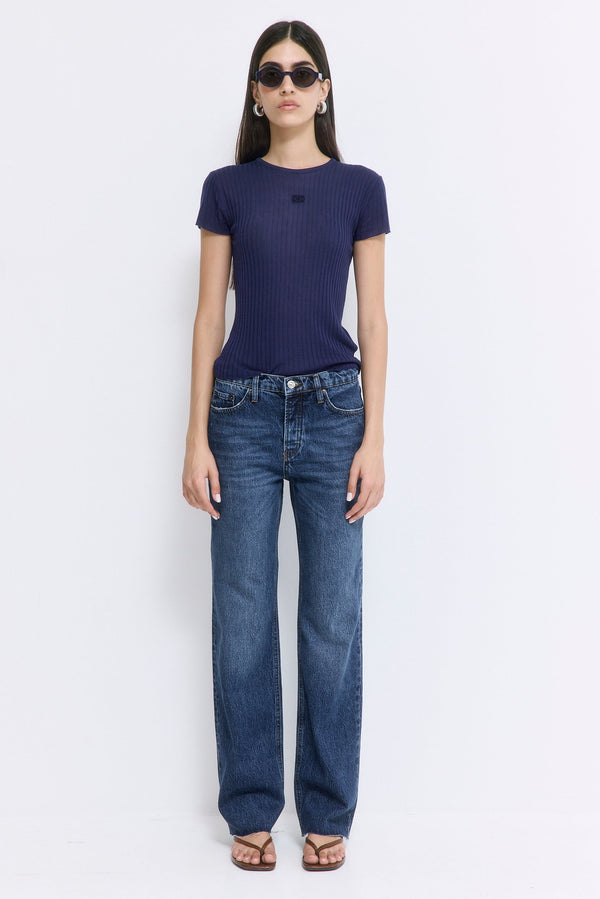 No.10| Low Rise Straight Denim