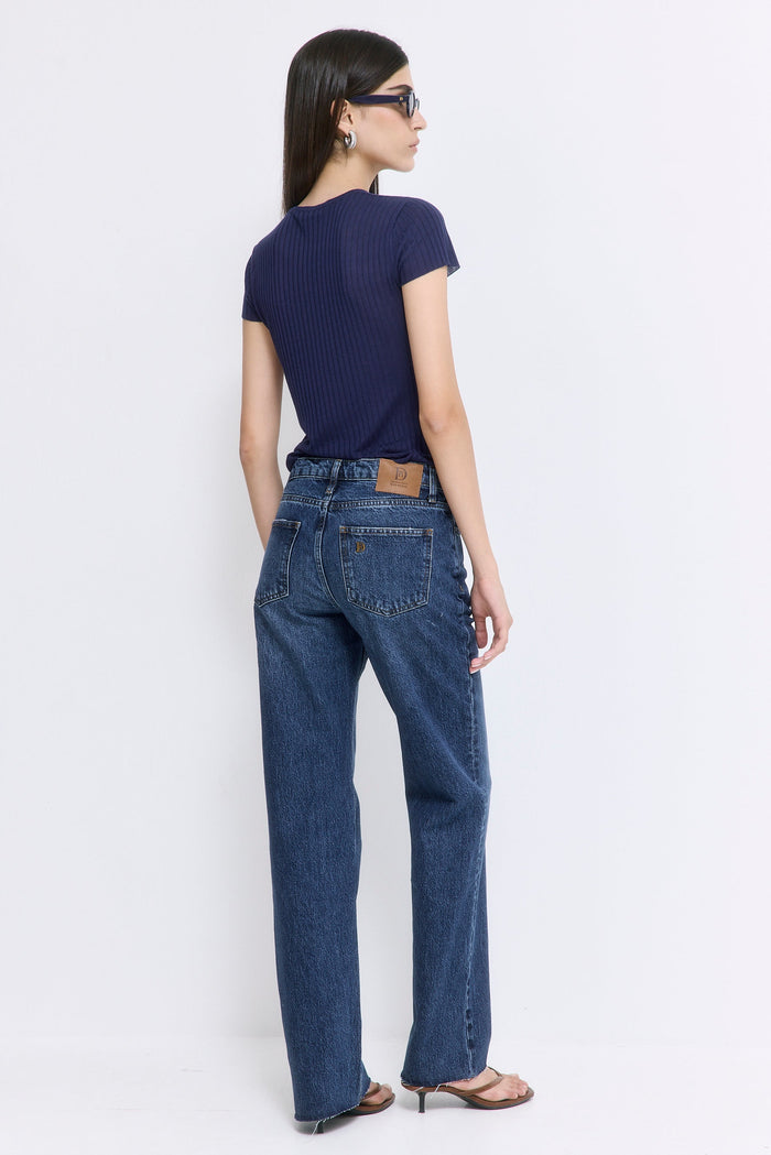 No.10| Low Rise Straight Denim