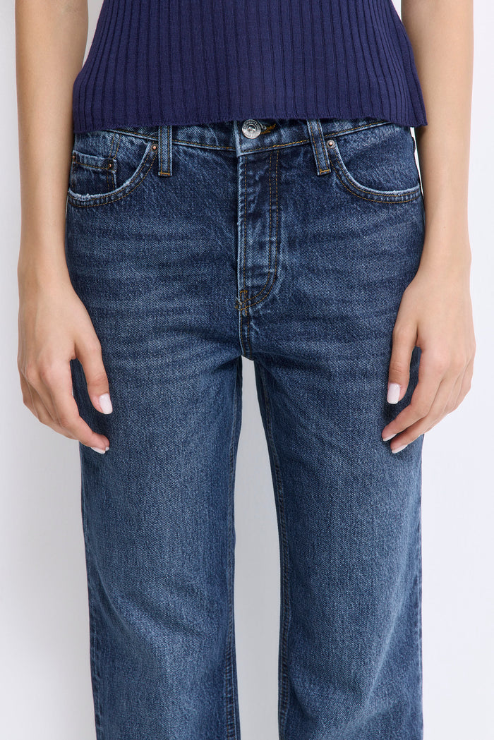 No.10| Low Rise Straight Denim