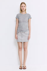 Fitted Wool Cup Tee