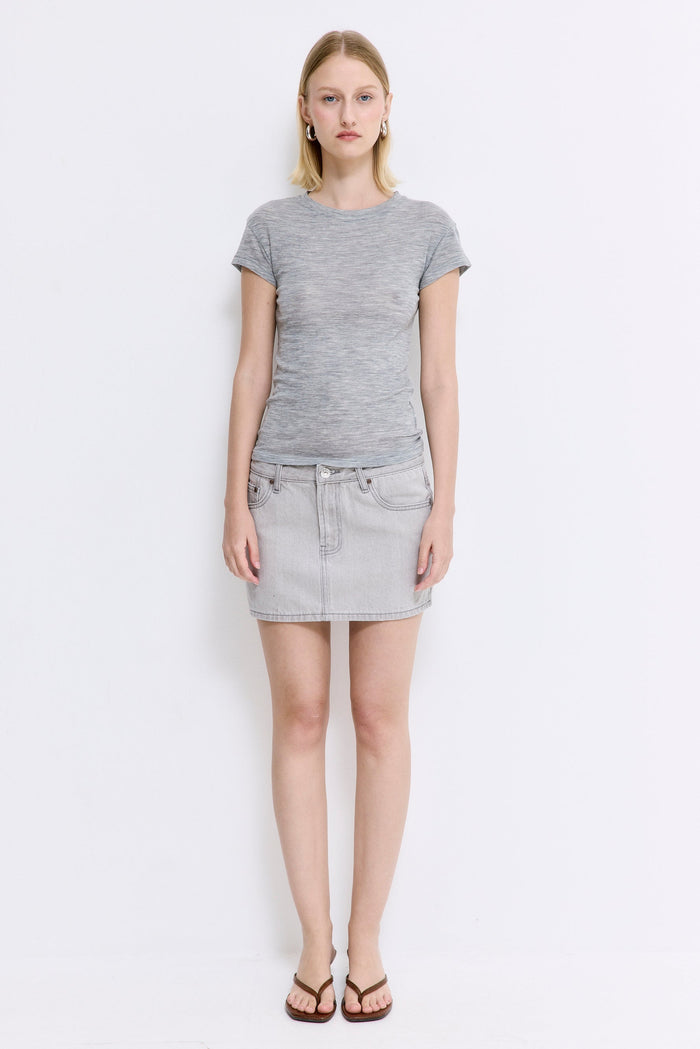 Fitted Wool Cup Tee