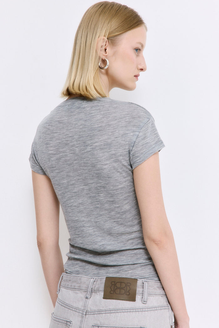 Fitted Wool Cup Tee