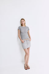 Fitted Wool Cup Tee
