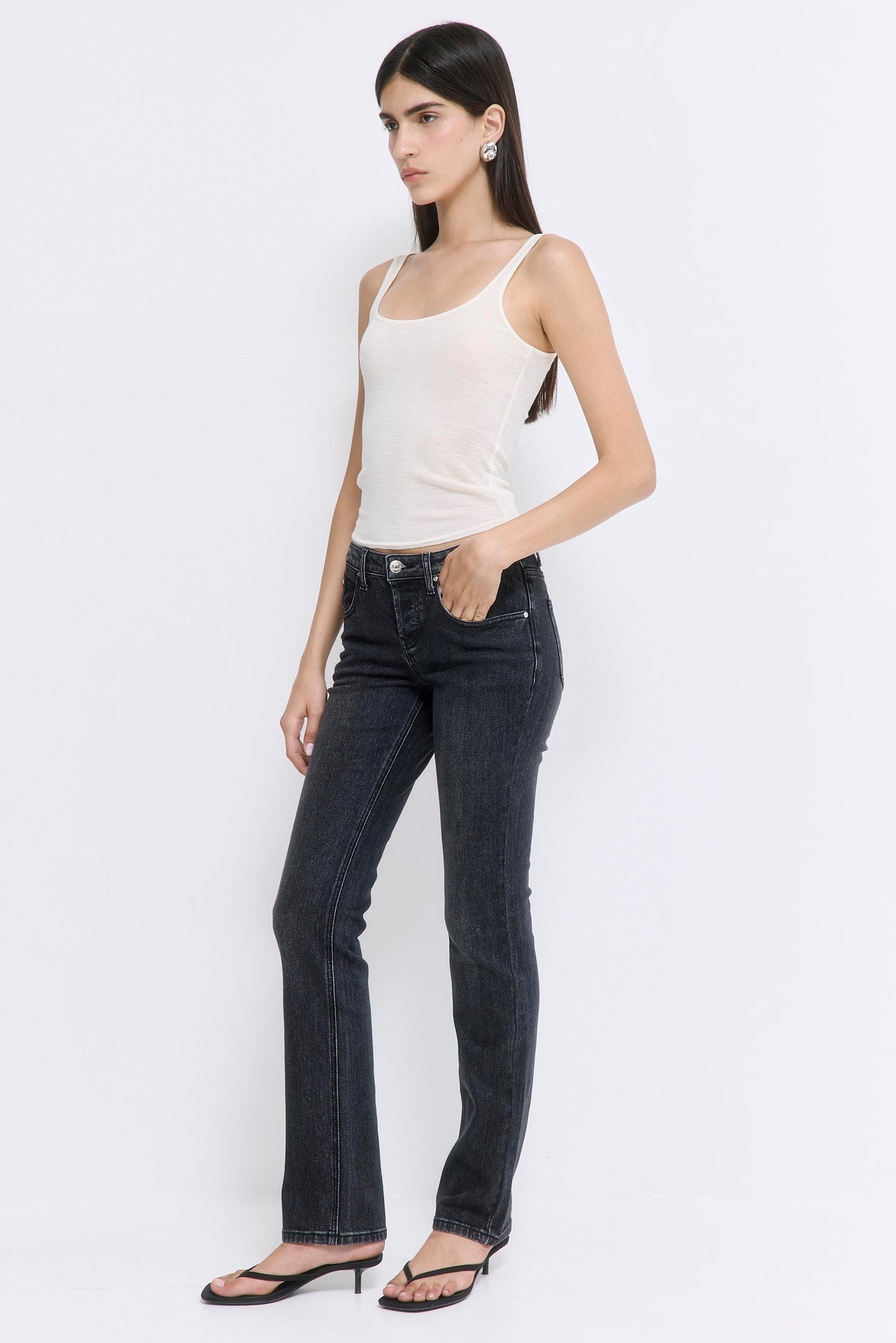 No.18| Mid Rise Fitted Denim