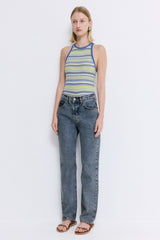 No.6| High Waisted Straight Full Length Denim