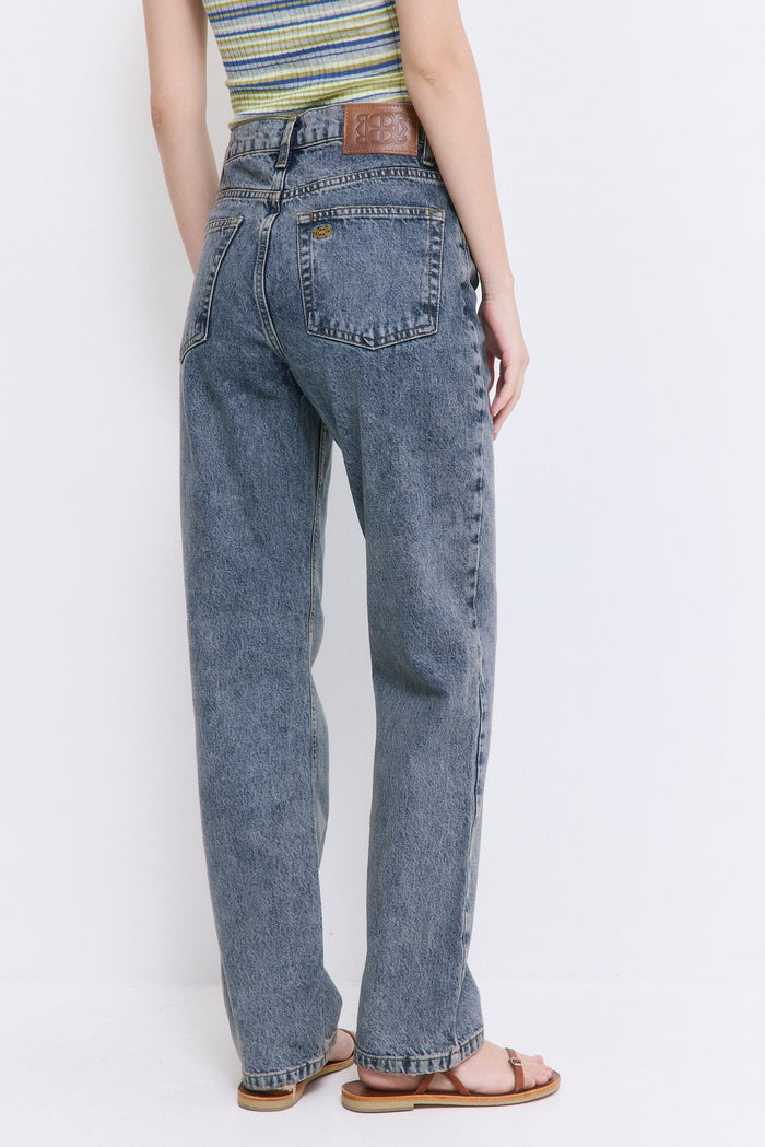 No.6| High Waisted Straight Full Length Denim