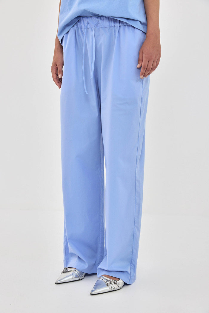 Poplin Wide Leg Pants