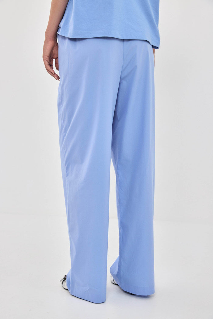 Poplin Wide Leg Pants