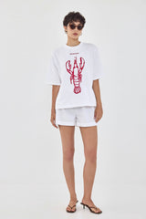 Oversized Flock T Shirt