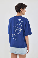 Oversized Flock T Shirt