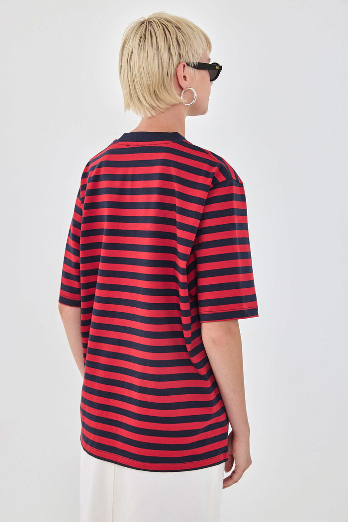 Oversized Striped T Shirt