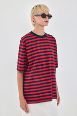 Oversized Striped T Shirt