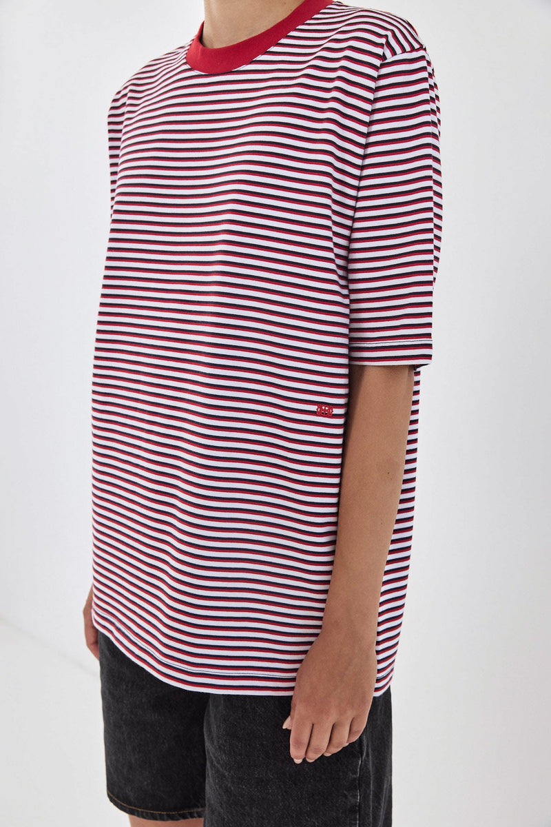 Oversized Striped T Shirt