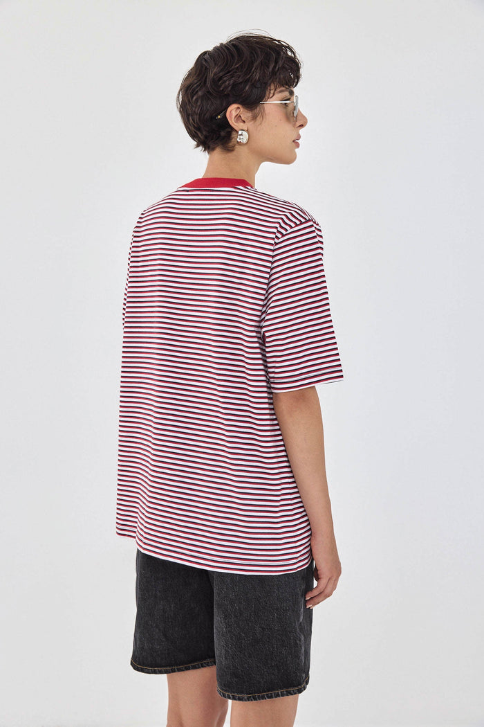 Oversized Striped T Shirt