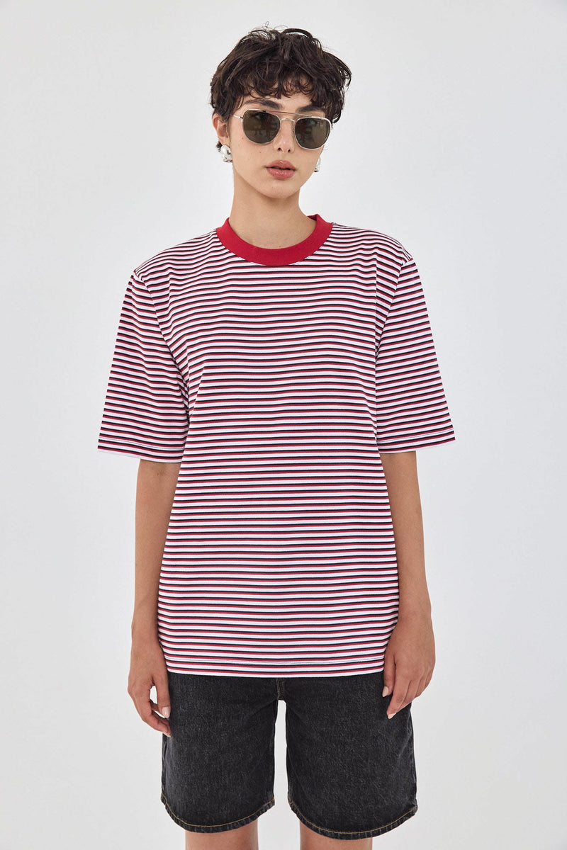 Oversized Striped T Shirt