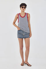 Striped Cotton Tank Top