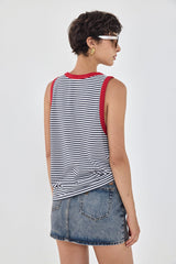 Striped Cotton Tank Top